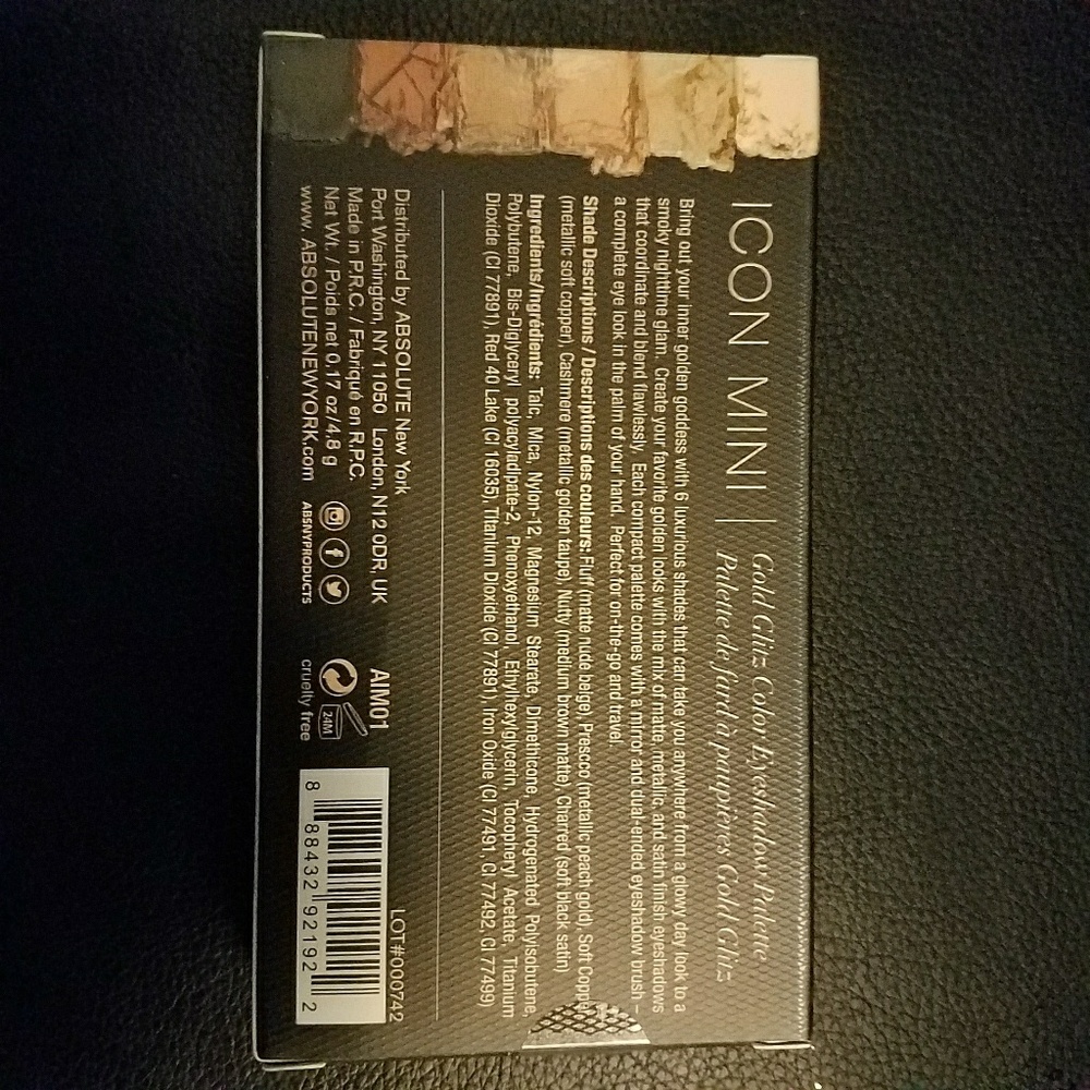 * SOLD* Eyeshadow palette New York Icon Mini - Picture 2 of 3